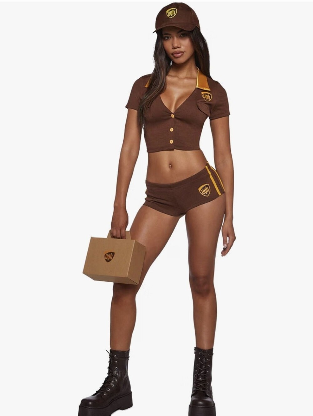 NIB Dolls Kill Trick N' Treatz Special Delivery Halloween Costume - Medium
